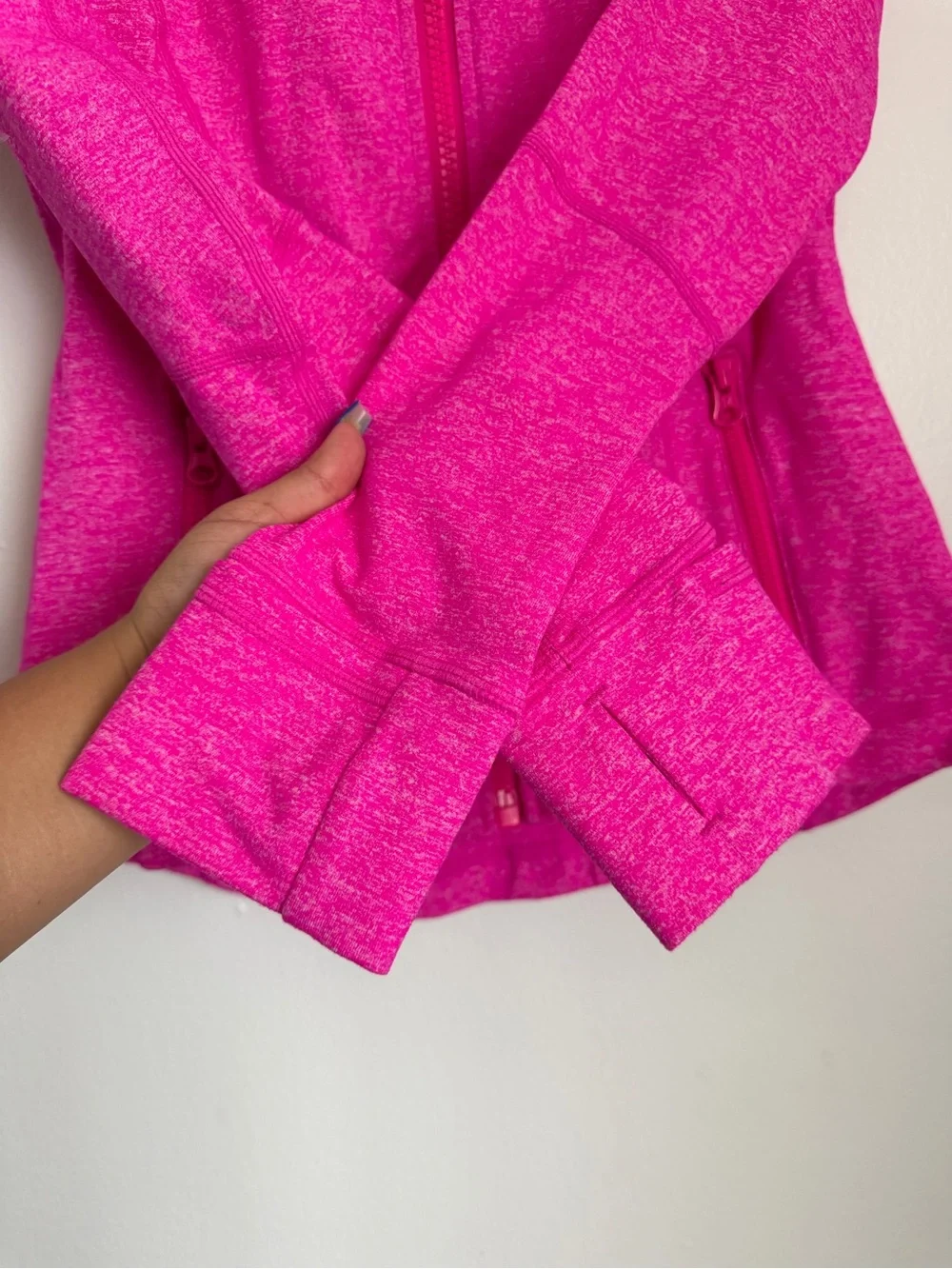 Lululemon Define Performance Jacket Women Size 6 Full Zip Hot Pink